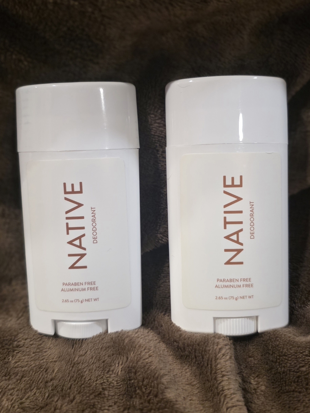 2 PACK Native-Sensitive -Coconut and Vanilla Deodorant - Aluminum Free 2.65 oz